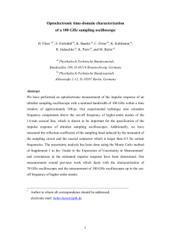 Time-domain characterization of non-coplanar high