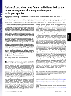PNAS 2012 Stukenbrock 1201403109