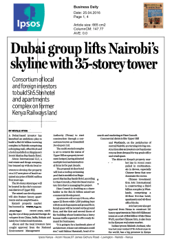 skyline with 35storey tower