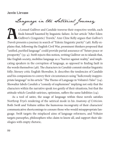 Language in the Satirical Journey