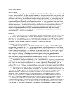 Korean Report &ndash; week 12 IDENTITY CRISIS I appear to be going