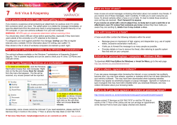 Leaflet 7 - University of Warwick