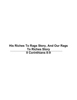From Riches to Rags to Riches