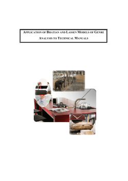 application of bhatian and lassen models of genre