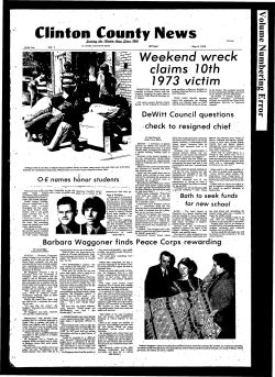 Clinton County News - Clinton County, MI