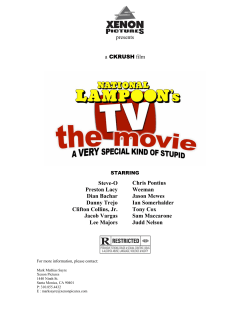 presents Steve-O Preston Lacy Dian Bachar Danny Trejo Clifton