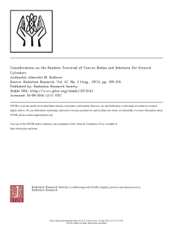 Considerations on the Random Traversal of Convex Bodies and