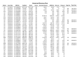 Unearned Revenue Run