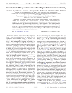 Circularly Polarized X Rays as a Probe of Noncollinear Magnetic