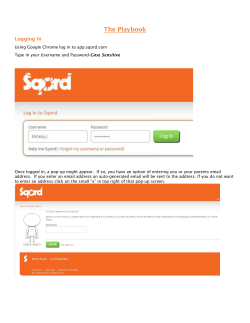 Sqord Playbook for Students - Centralia School District 401