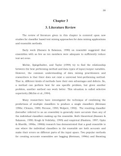 38 The review of literature given in this chapter is centered upon