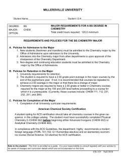 Fall 2010 - Millersville University