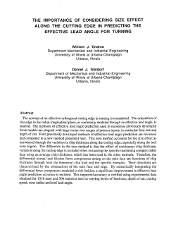 The Importance of Considering Size Effect Along