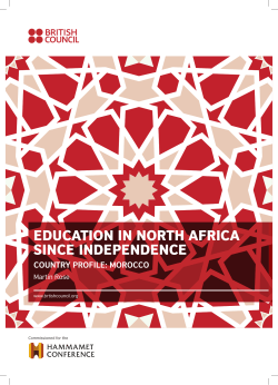 Education in North Africa since independence