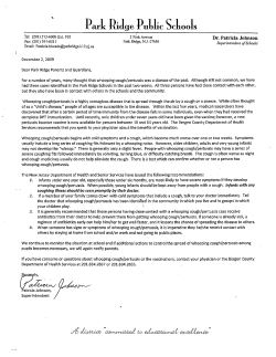 Park. Ridge Public Schools