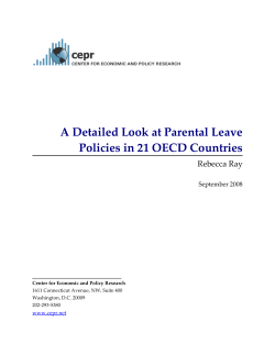 A Detailed Look at Parental Leave Policies in 21 OECD Countries