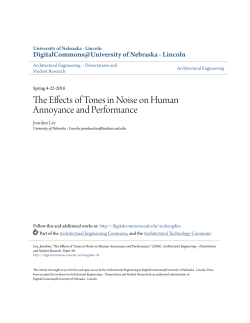 The Effects of Tones in Noise on Human Annoyance and Performance