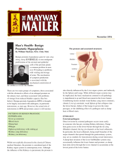Benign Prostatic Hyperplasia, by William Maclean, M.Sc