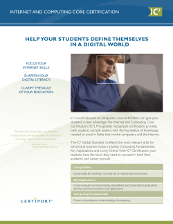 HELP YOUR STUDENTS DEFINE THEMSELVES IN A