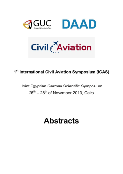 Joint Egyptian German Scientific Workshop Innovative