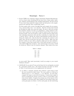 Sismolog&acute;ıa &ndash; Tarea 4