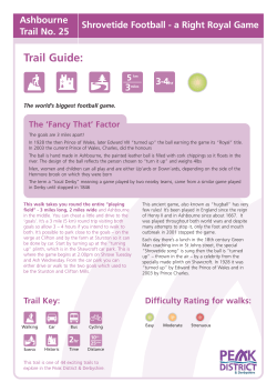 Trail Guide: - Hoe Grange Holidays