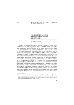 Despite the Armed Forces` actual political influence on taking politi