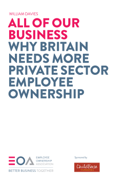 All of Our Business: Why Britain needs more private sector