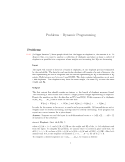 Problems – Dynamic Programming
