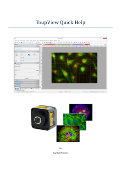 ToupView Quick Help