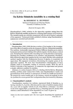 On Kelvin-Helmholtz instability in a rotating fluid