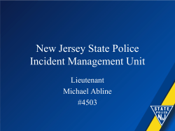 Lieutenant Michael Abline