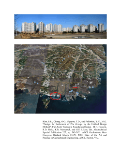 302 Settlement of Piled Foundations