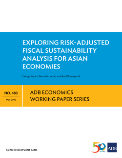 Exploring Risk-Adjusted Fiscal Sustainability Analysis for Asian