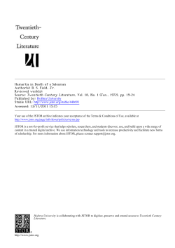 Hamartia in Death of a Salesman