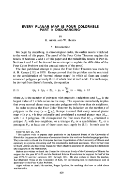 every planar map is four colorable