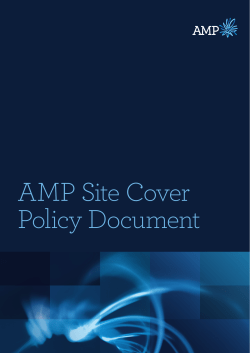 AMP Site Cover Policy Document