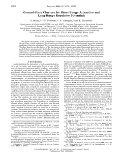 Ground-State Clusters for Short-Range Attractive and