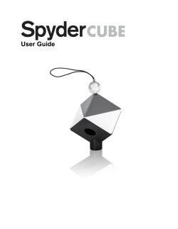SpyderCUBE User Guide