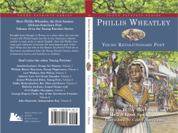 phillis wheatley - Global Public Library