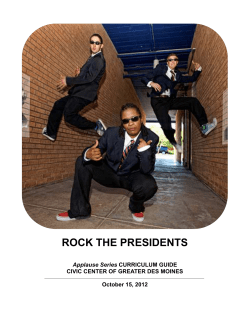 ROCK THE PRESIDENTS - Des Moines Performing Arts