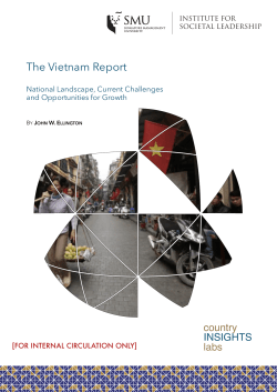 The Vietnam Report - Institute for Societal Leadership