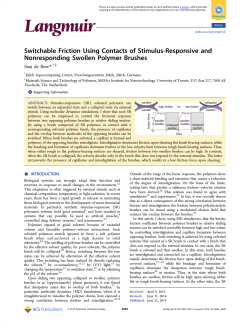 Switchable Friction Using Contacts of Stimulus
