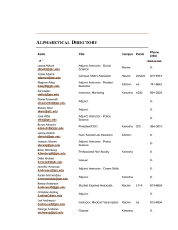 alphabetical directory - Gateway Technical College