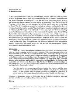 Ephesians 2/11-22 Participant