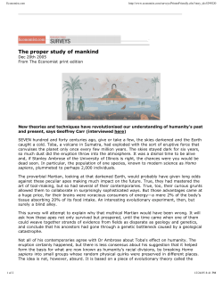 The proper study of mankind - Direct-MS