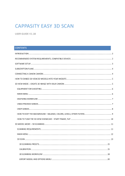 CAPPASITY EASY 3D SCAN