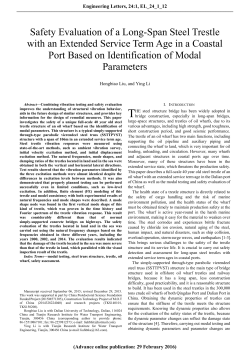Safety Evaluation of a Long-Span Steel Trestle with an Extended