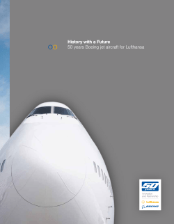 History with a Future 50 years Boeing jet aircraft for