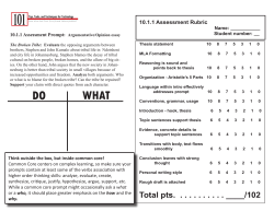 DO WHAT - ELA-Literacy
